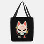 Kitsune Skull-None-Basic Tote-Bag-Eoli Studio