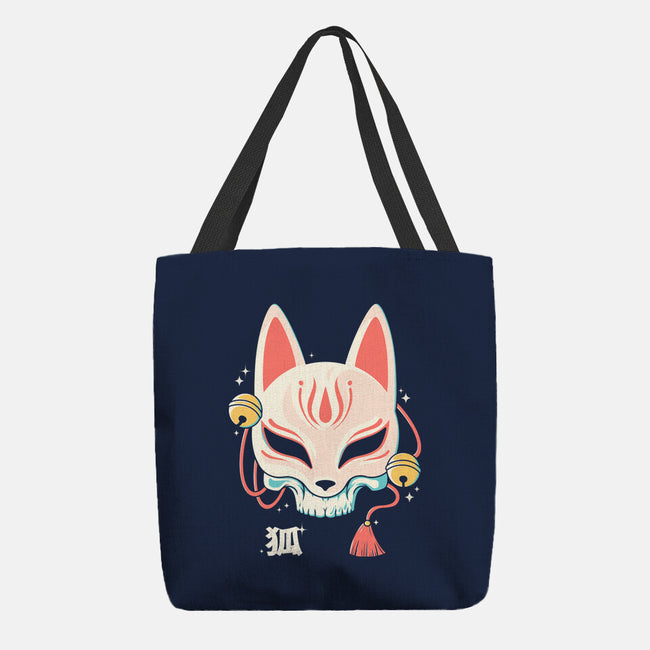 Kitsune Skull-None-Basic Tote-Bag-Eoli Studio