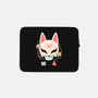 Kitsune Skull-None-Zippered-Laptop Sleeve-Eoli Studio