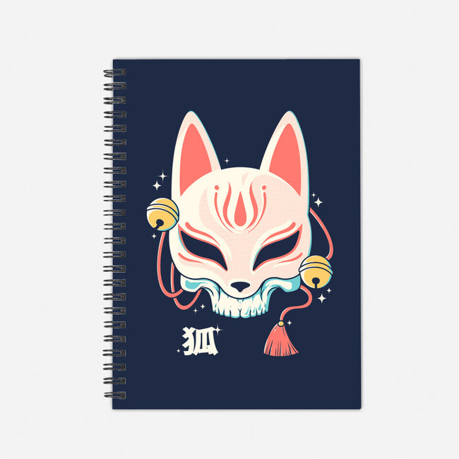 Kitsune Skull-None-Dot Grid-Notebook-Eoli Studio