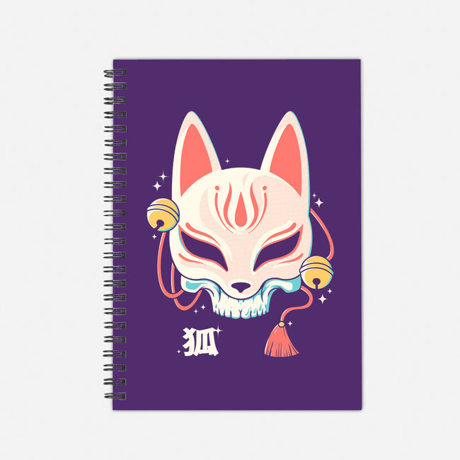 Kitsune Skull-None-Dot Grid-Notebook-Eoli Studio