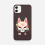 Kitsune Skull-iPhone-Snap-Phone Case-Eoli Studio