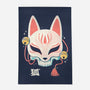 Kitsune Skull-None-Outdoor-Rug-Eoli Studio