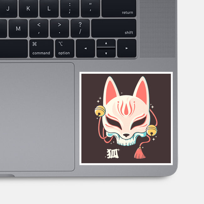 Kitsune Skull-None-Glossy-Sticker-Eoli Studio