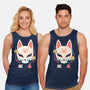 Kitsune Skull-Unisex-Basic-Tank-Eoli Studio