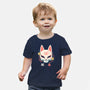 Kitsune Skull-Baby-Basic-Tee-Eoli Studio