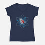 AtomiCat-Womens-V-Neck-Tee-Vallina84