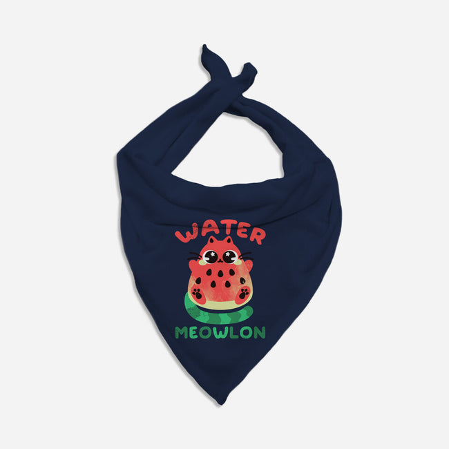 Watermeowlon-Cat-Bandana-Pet Collar-NemiMakeit