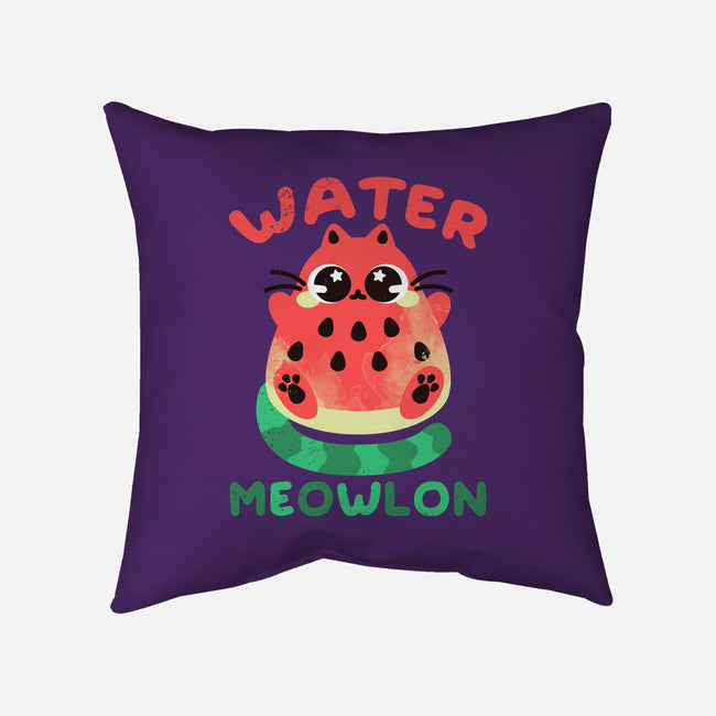 Watermeowlon-None-Removable Cover-Throw Pillow-NemiMakeit