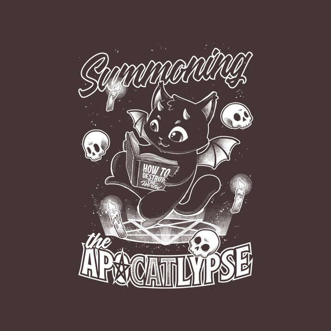 Summoning The Apocalypse Cat-Womens-Basic-Tee-Studio Mootant