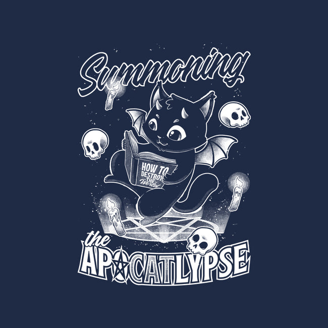 Summoning The Apocalypse Cat-None-Drawstring-Bag-Studio Mootant