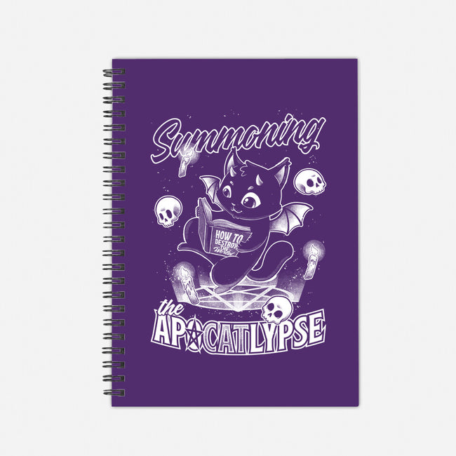 Summoning The Apocalypse Cat-None-Dot Grid-Notebook-Studio Mootant