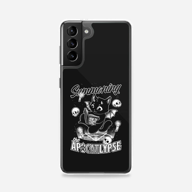 Summoning The Apocalypse Cat-Samsung-Snap-Phone Case-Studio Mootant