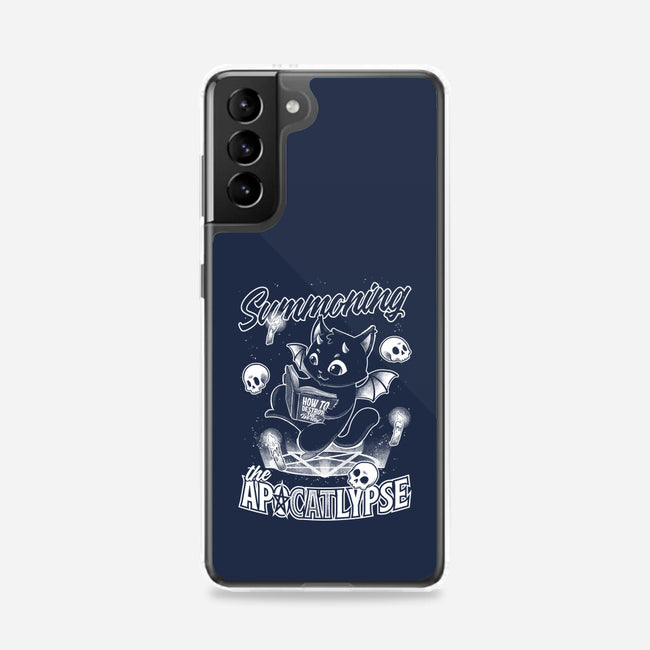 Summoning The Apocalypse Cat-Samsung-Snap-Phone Case-Studio Mootant