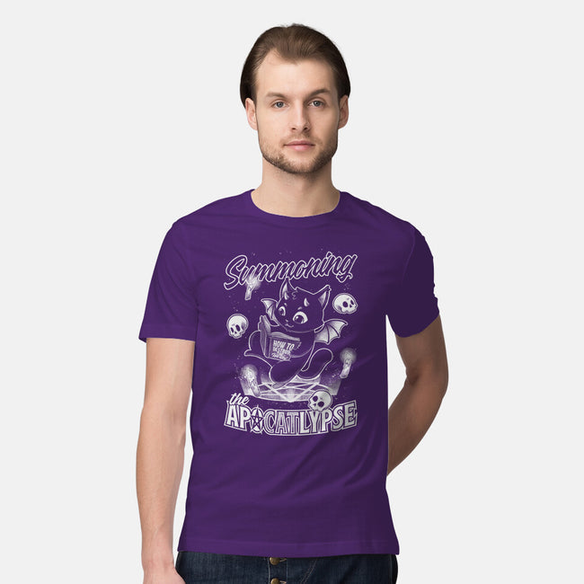 Summoning The Apocalypse Cat-Mens-Premium-Tee-Studio Mootant