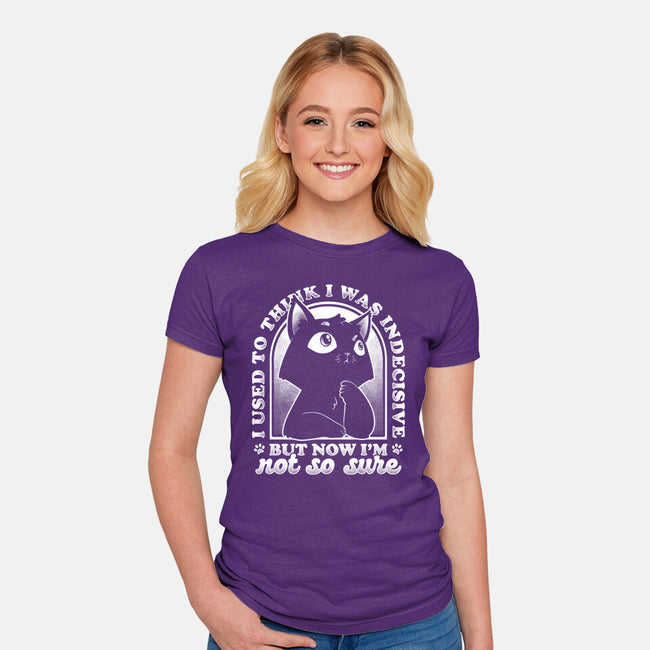 Indecisive Cat-Womens-Fitted-Tee-Studio Mootant
