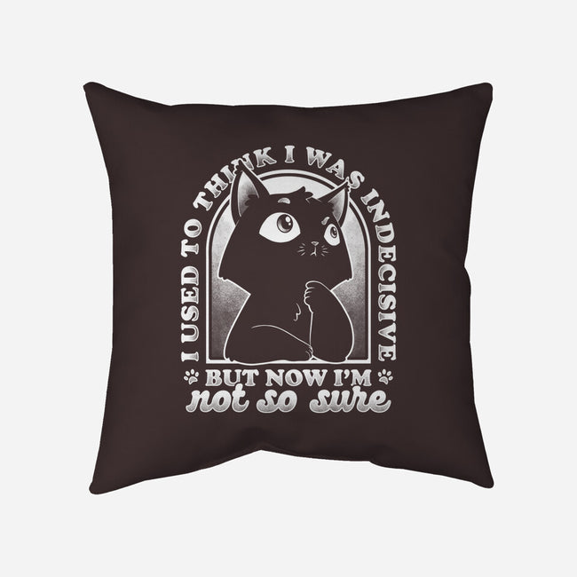 Indecisive Cat-None-Removable Cover w Insert-Throw Pillow-Studio Mootant
