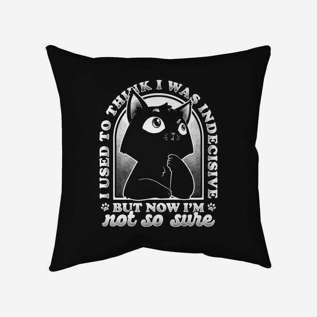Indecisive Cat-None-Removable Cover-Throw Pillow-Studio Mootant