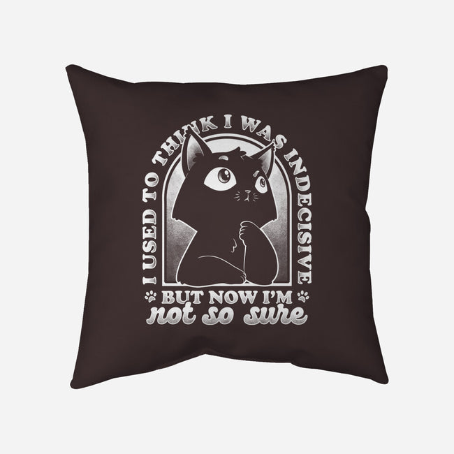 Indecisive Cat-None-Removable Cover-Throw Pillow-Studio Mootant