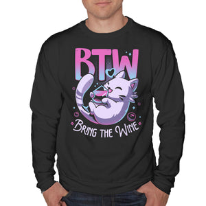 Whiskered Wine Drinker