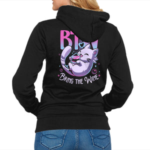 Whiskered Wine Drinker