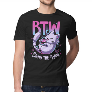 Whiskered Wine Drinker