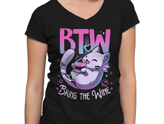 Whiskered Wine Drinker