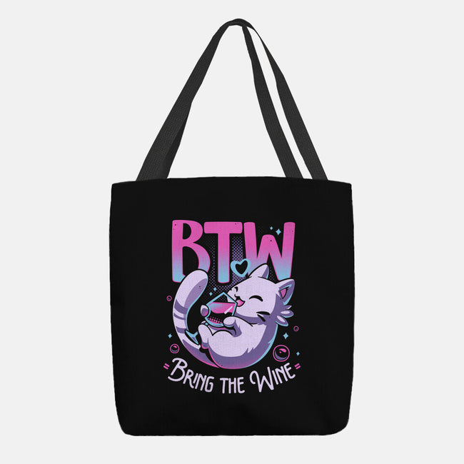 Whiskered Wine Drinker-None-Basic Tote-Bag-Snouleaf