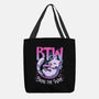 Whiskered Wine Drinker-None-Basic Tote-Bag-Snouleaf