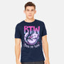 Whiskered Wine Drinker-Mens-Heavyweight-Tee-Snouleaf