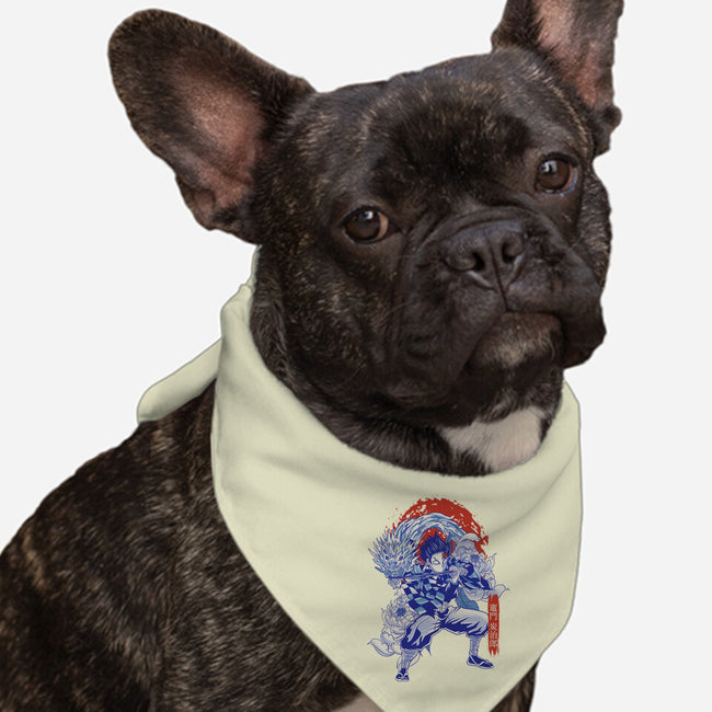 Porcelain Tanjiro-Dog-Bandana-Pet Collar-gaci