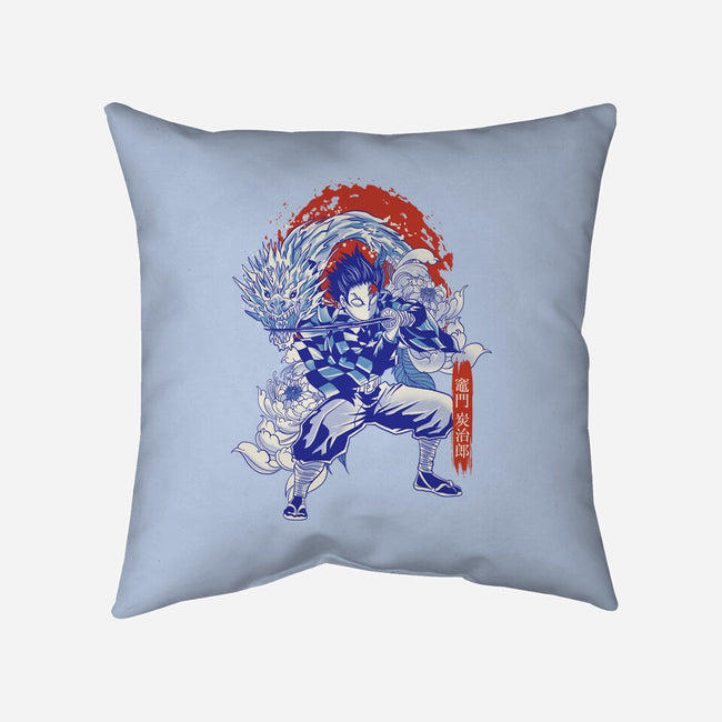 Porcelain Tanjiro-None-Removable Cover-Throw Pillow-gaci