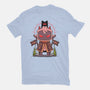Praise The Lamb-Womens-Fitted-Tee-Alundrart