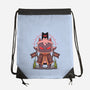 Praise The Lamb-None-Drawstring-Bag-Alundrart
