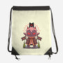 Praise The Lamb-None-Drawstring-Bag-Alundrart