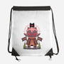 Praise The Lamb-None-Drawstring-Bag-Alundrart