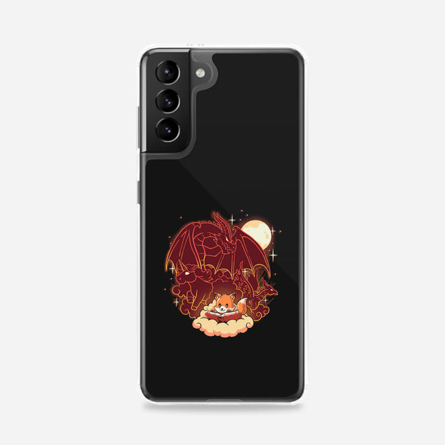 Fox Fantasy Book-Samsung-Snap-Phone Case-koalastudio