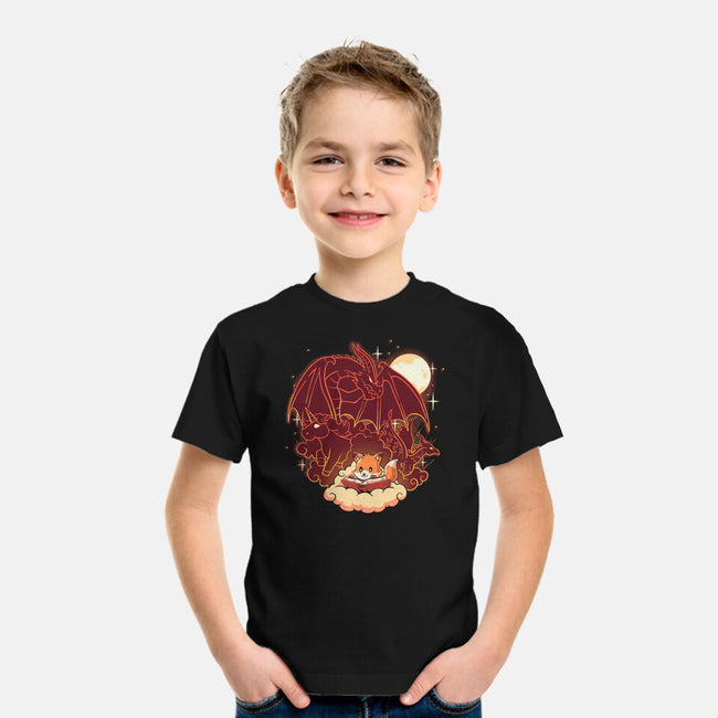 Fox Fantasy Book-Youth-Basic-Tee-koalastudio