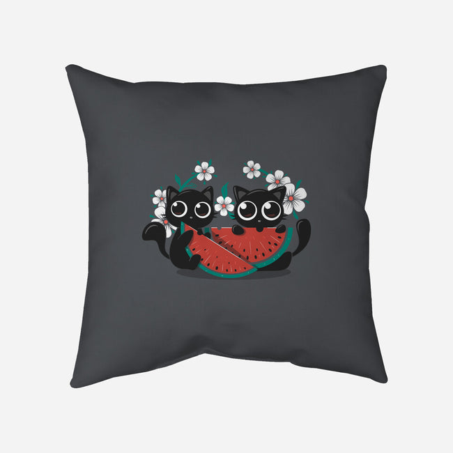 Meowlons-None-Removable Cover-Throw Pillow-erion_designs