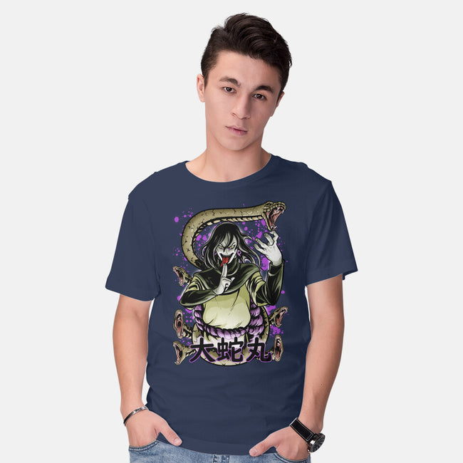 Ninja Snake-Mens-Basic-Tee-Conjura Geek