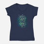 Dragon Constellation-Womens-V-Neck-Tee-Vallina84