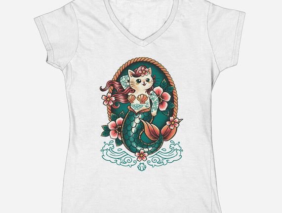Mermaid Cat Tattoo