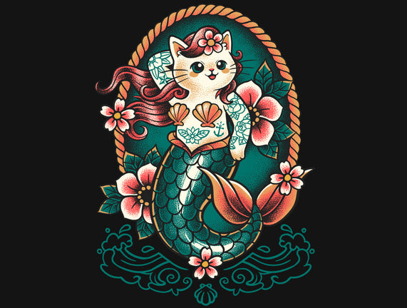 Mermaid Cat Tattoo