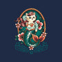 Mermaid Cat Tattoo-Mens-Long Sleeved-Tee-NemiMakeit