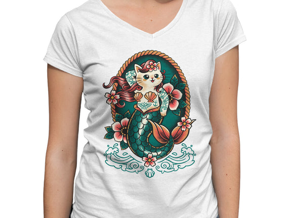 Mermaid Cat Tattoo