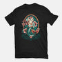 Mermaid Cat Tattoo-Mens-Heavyweight-Tee-NemiMakeit