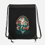 Mermaid Cat Tattoo-None-Drawstring-Bag-NemiMakeit