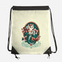 Mermaid Cat Tattoo-None-Drawstring-Bag-NemiMakeit