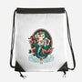 Mermaid Cat Tattoo-None-Drawstring-Bag-NemiMakeit