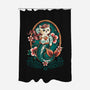 Mermaid Cat Tattoo-None-Polyester-Shower Curtain-NemiMakeit